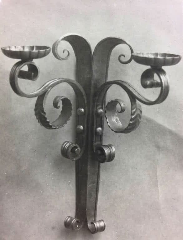 Geschmiedeter Kerzenleuchter
