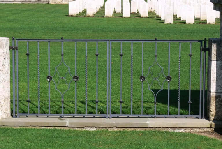 Geschmiedeter Zaun