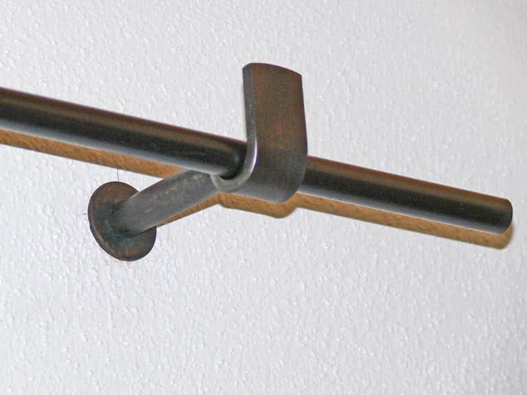 Schmiedeeiserne Gardinenstange