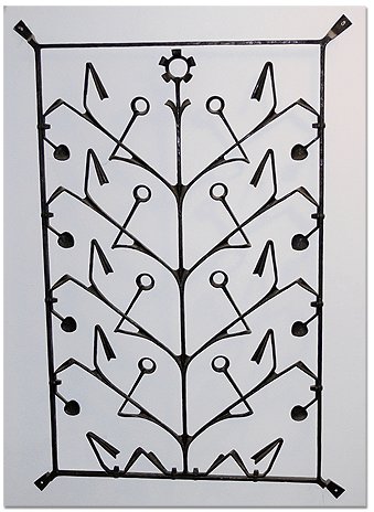 Geschmiedetes Fenstergitter